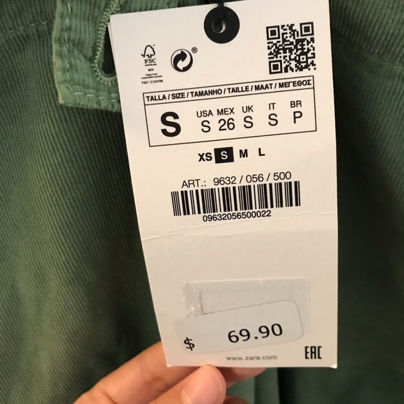 NWT Zara Overall Dress- Sophia Bib Skirt - Picture 8 of 8